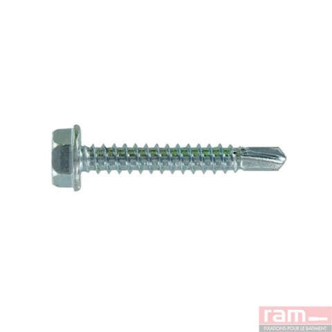 Boite de 200 vis autoperçeuses tête hexagonale 4,2x25 - 21822
