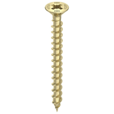 Vis HECO Topix-Plus tête fraisée PZ 5.0x30 Filetage total variable A3L - 500 pièces - 60831