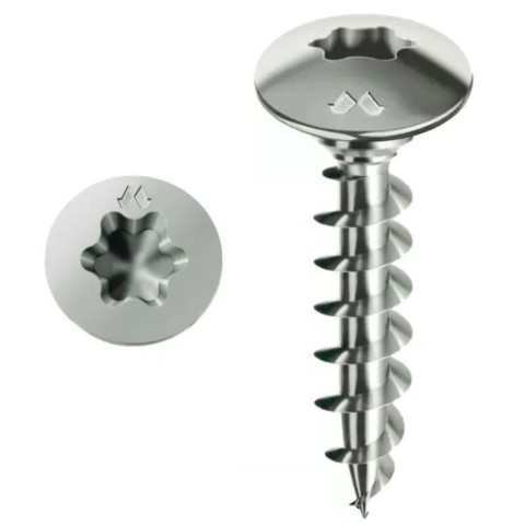 Vis MUSTAD Panelvit FC Tête de penture - Torx - Ø6x30mm - Chromiting - Boite de 200 - PV029A600300C8C