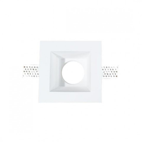 Plafond carré plâtre pour allocation spot led gu10 120x120mm - 3649