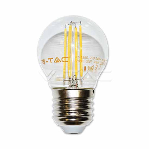 VT-1980 Ampoule LED 4W E27 G45 300° 400Lm filament 4500K