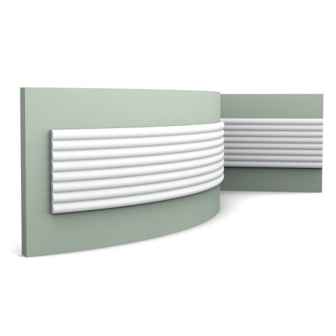 Panneaux muraux 3d flexible à motifs répétitifs w110f - l200 x h25 x l1.6 - orac decor