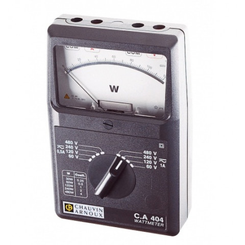 Wattmètre analogique c.a 404 (monophasé)