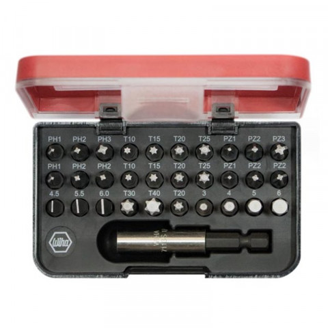 Wiha Boîte D'Embouts - 31 Pcs Avec Clip Pour Ceinture