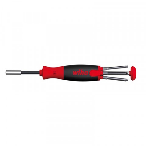 Wiha - Porte-Embout À Magasin Liftup 70, Magnétique 1/4" - Tête À Fente/ Phillips - 3803 01-020