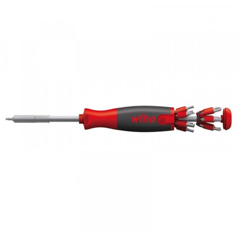 Wiha - Porte-Embout Avec Magasin Lift Up 25, Magnétique 1/4" - Sl/Ph/Pz/T/Sq/H - Sb 3803 04-020