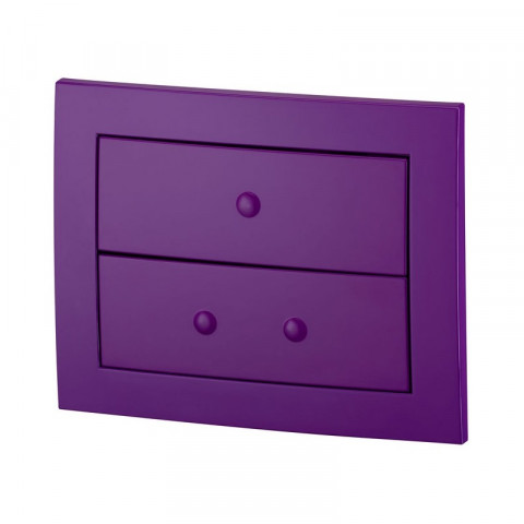 Wirquin - 196388 - plaque de commande double chasse pour wc suspendu