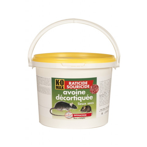 Raticide KOMAX Avoine décortiquée - 1.5 kg - XA1