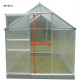 Serre jardin structure aluminium polycarbonate 4mm surface 2,39m2  sr1912j 