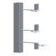 Potelet porte filet 1m et lisses carré 30mm x 30mm x 1,20m - DIMOS - 020139 
