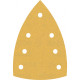 Feuilles abrasives BOSCH delta bois peinture Expert C470 - 100x150 mm - 7 trous - Boite de 10 pièces - Grain 40- 2608901114 