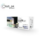 10 Spots LED LUX + Transformateur 30W - 50 000 heures de Durée de Vie Moyenne - Ø70mm - PLUG & PLAY - Spots Terrasse - Couleur d'éclairage au choix 