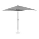 Grand parasol rectangulaire 200 x 300 cm inclinable - Couleur au choix Gris-foncé