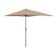 Grand parasol jardin rectangulaire 200 x 300 cm inclinable taupe  