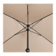 Grand parasol de jardin rectangulaire 200 x 300 cm - Couleur au choix 