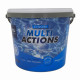 Chlore multi actions, galets 250gr, seau de 5KG, EDG, non comburant - AQUALUX - 106622 