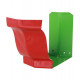 Angle 135° extérieur pour gouttière aluminium dév.300 coloris au choix Rouge-Carmin