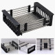 Evier de cuisine simple en inox noir -60 x 45 cm 
