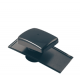 Terminal de ventilation Ubiflu 2 UBBINK - ardoise - 15460377 Chapeau de ventilation anthracite UBIFLU 2 ardoise adaptateur Multidiam Ø100-110-125-150-160 mm