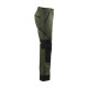 Pantalon paysagiste Vert-Armée/Noir 14541835 - Taille au choix 