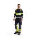 Pantalon artisan multinormes Marine/Jaune-Fluo 14791514 - Taille au choix 