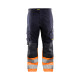 Pantalon multinormes inhérent Marine/Orange-Fluo 14881513 - Taille au choix 