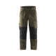 Pantalon maintenance +stretch 14951330 - Couleur et taille au choix Vert kaki-Noir