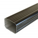 Dauphin aluminium 60 x 80 mm rectangulaire épaisseur 1,5 mm - coloris et longueur au choix Noir