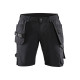 Short artisan stretch 4D 15201645 - Couleur et taille au choix Noir-Gris-foncé