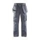 Pantalon artisan avec poches flottantes Gris-Clair 15321860 - Taille au choix 
