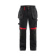 Pantalon artisan avec poches flottantes 15551860 - Couleur et taille au choix Noir-Rouge