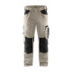 Pantalon artisan sans poches flottantes 15561860 - Couleur et taille au choix Beige-Noir