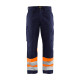 Pantalon artisan haute-visibilité 15641811 - Couleur et taille au choix Marine-Orange fluo