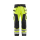 Pantalon artisan softshell haute-visibilité 15672517 - Couleur et taille au choix Jaune fluo-Noir