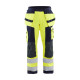 Pantalon artisan multinormes à poches flottantes Jaune-Fluo/Marine 15791514 - Taille au choix 