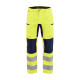 Pantalon artisan haute-visibilité stretch 15851811 - Couleur et taille au choix Jaune fluo-Marine