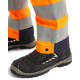 Pantalon multinormes inhérent avec poches flottantes Orange-Fluo/Marine 15891513 - Taille au choix 
