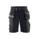 Short artisan stretch avec poches flottantes 15981343 - Taille au choix Marine-Foncé-Noir