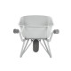 Brouette 80L, caisse 1mm arrondie avec roue pneumatique 