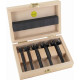 Jeu Bormax³ au carbure dans coffret de bois 5-pcs. Ø 15, 20, 25, 30, 35 mm FAMAG - 1663.505 