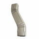 Dévoiement latéral gauche de 50 à 600 mm pour gouttière aluminium corniche 60 x 80 mm coloris au choix Gris-Metal