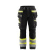 Pantalon artisan haute-visibilité stretch – Coloris au choix 17941370 Noir-Jaune fluo