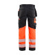 Pantalon stretch haute-visibilité coton avec poches flottantes 17941370 - Couleur et taille au choix 