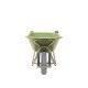 Brouette aluminium profi-Max Plus vert roue anti-crevaison 