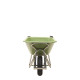 Brouette aluminium profi-Max Plus vert roue pneumatique 