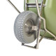 Brouette aluminium profi-Max Plus vert roue anti-crevaison 