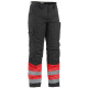 Pantalon haute visibilité hiver  18621811 Rouge-Noir