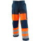 Pantalon haute visibilité hiver coupe vent  18831997 Orange-Marine