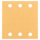 Lot de 10 feuilles abrasives C470 115x107mm Gr. 60 BOSCH 2608607456 