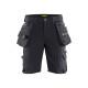 Short X1900 stretch 4D avec poches flottantes 19881644 - Couleur et taille au choix Gris-foncé-Noir